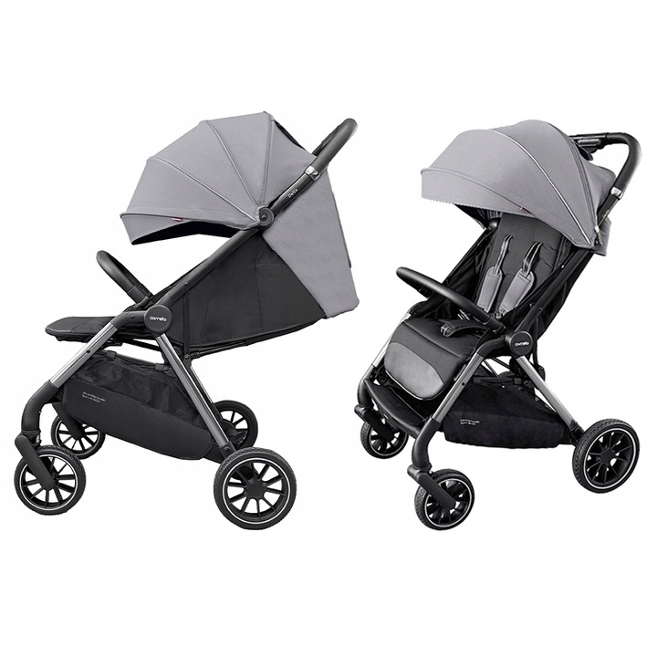 CARRELLO WÓZEK SPACEROWY DELTA CRL5517 FLINT GREY Kolor Odcienie szarości i srebra