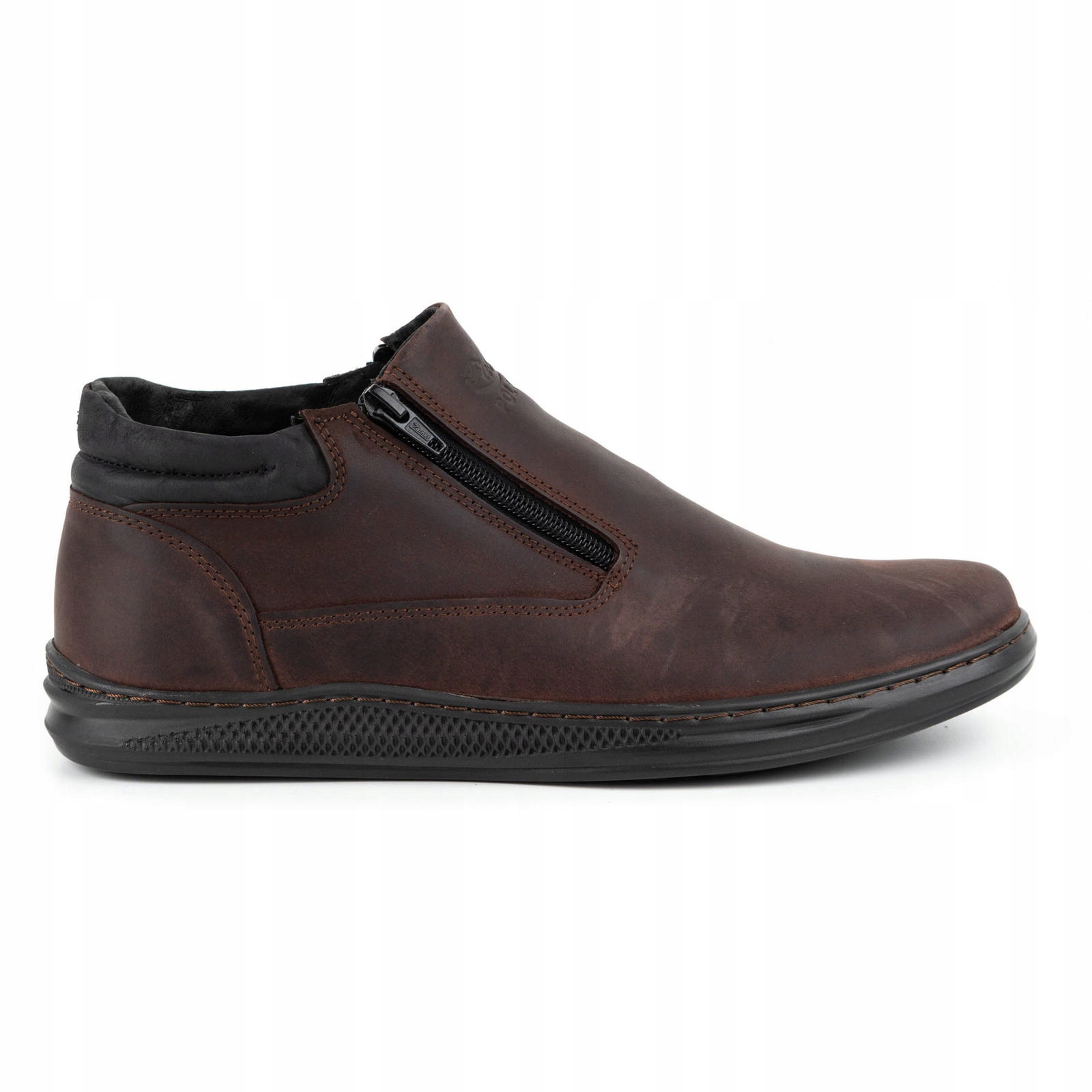 

Buty męskie skóra zimowe K29S ciemny brąz 44