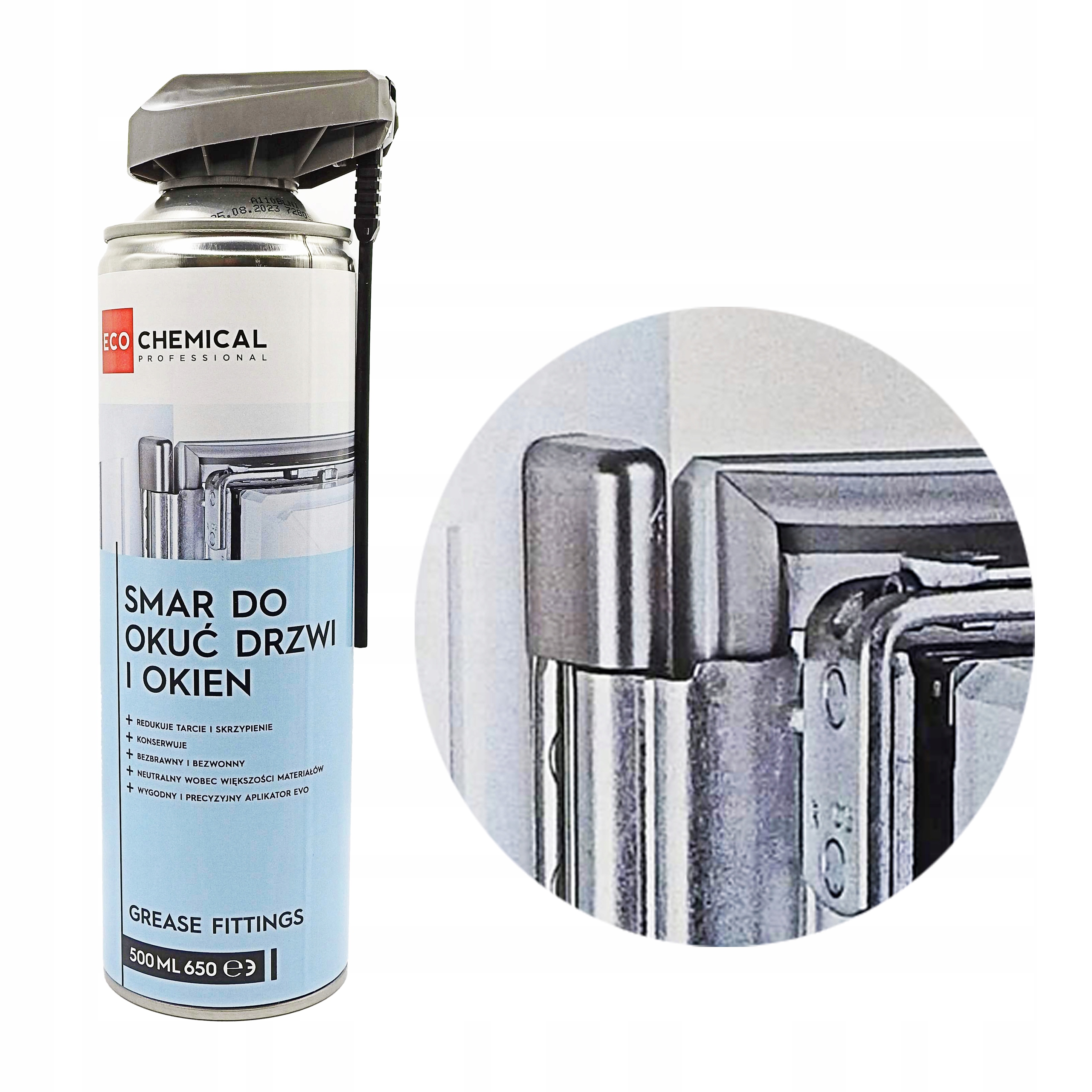 Smar do Okien Zawiasów Bram Bezbarwny Bezzapachowy Precyzyjny Aplikator