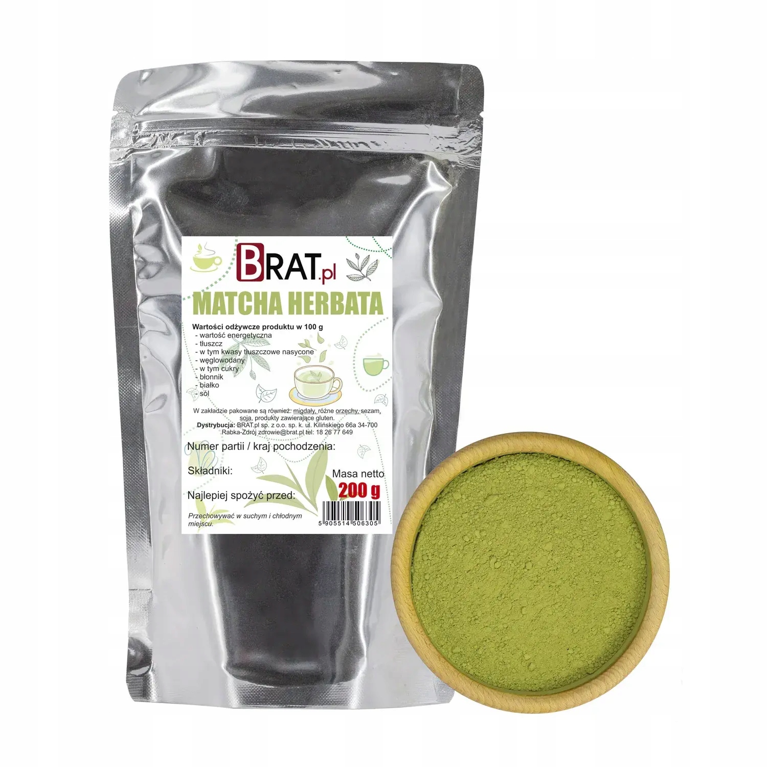 Levně Brat Matcha 200 g