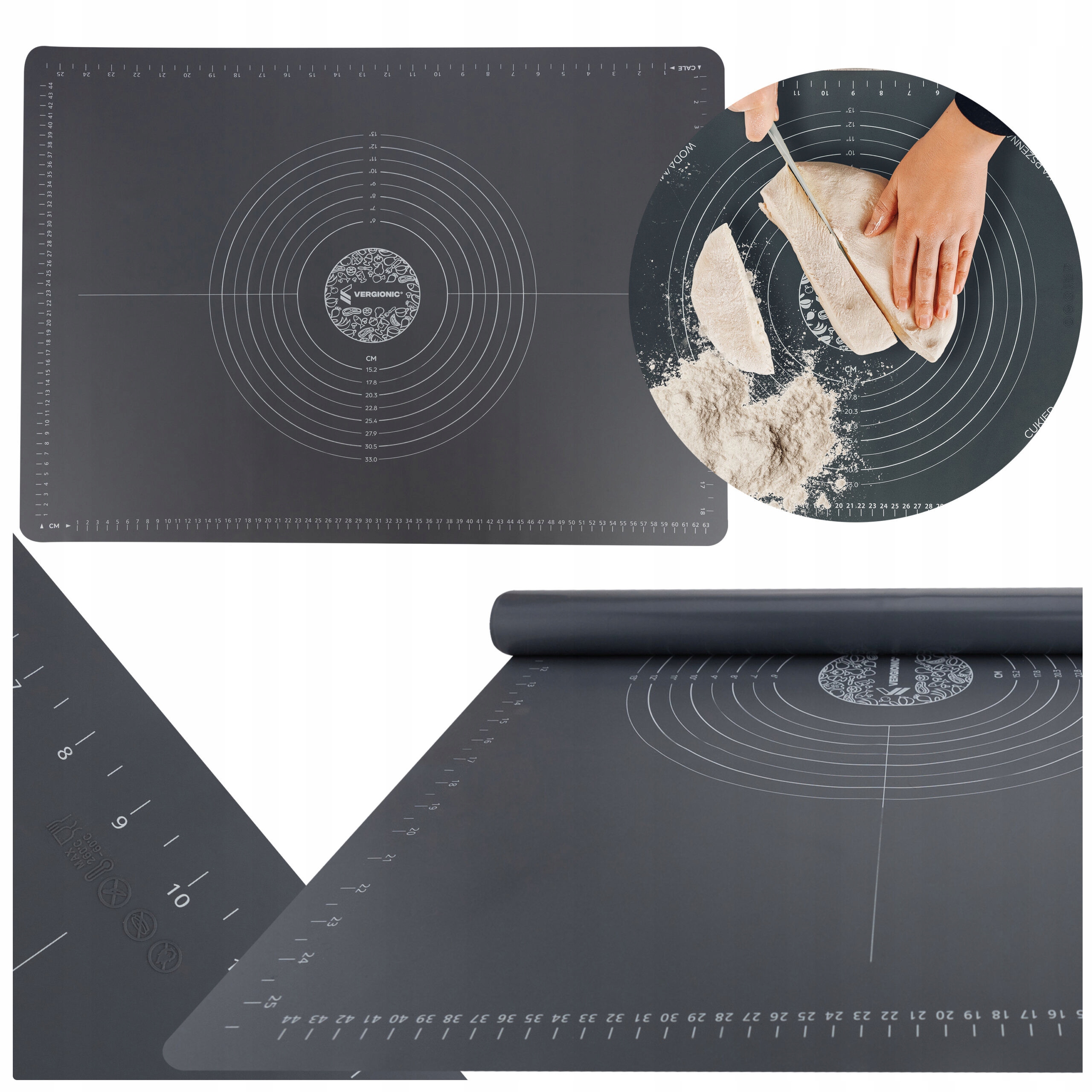 

Stolnica Kuchenna Silikonowa Mata XXL Podkładka