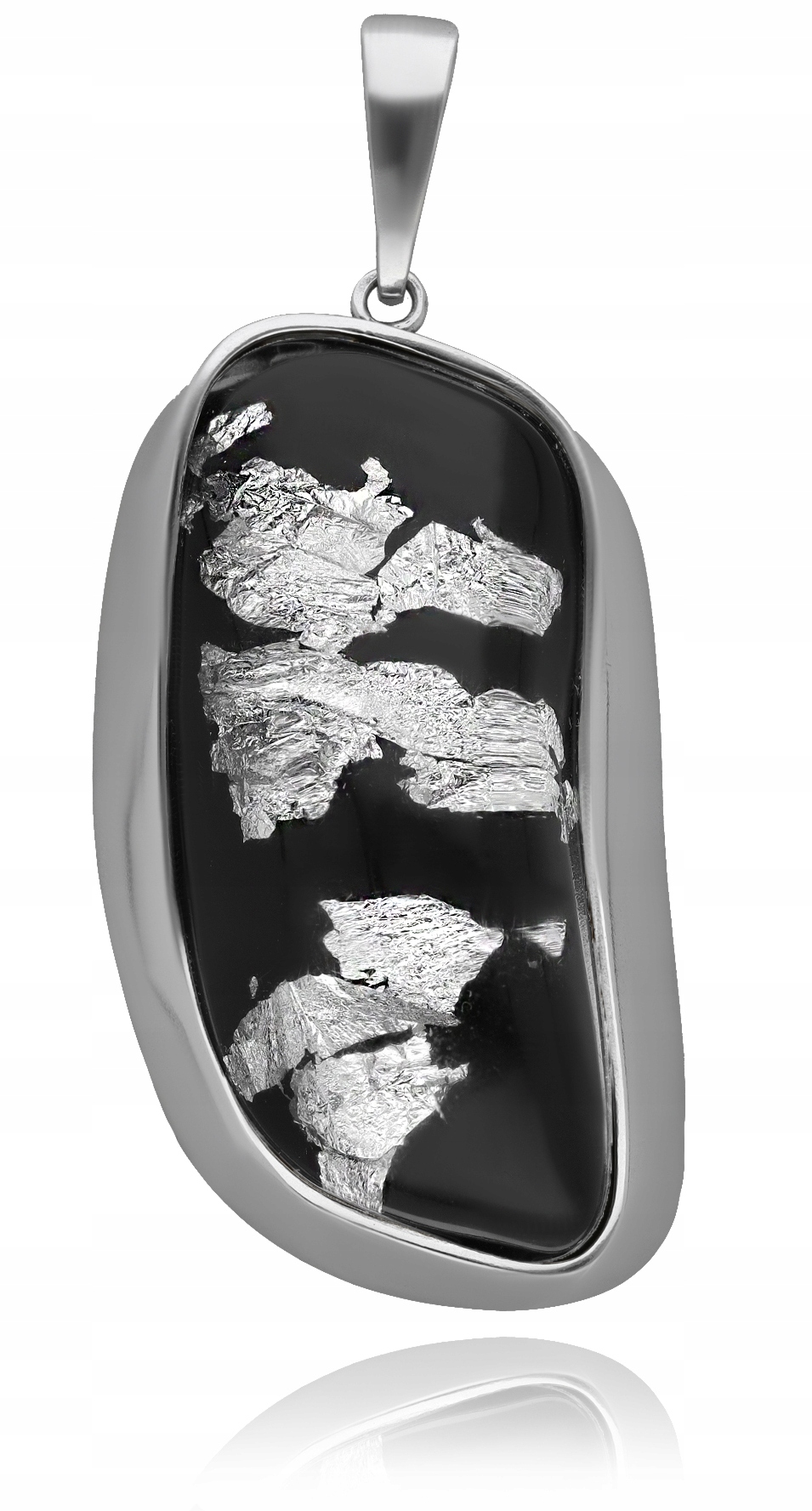 Stříbrný Přívěsek Přívěsek Dámská Pryskyřice S Okvětními Lístky Stříbra