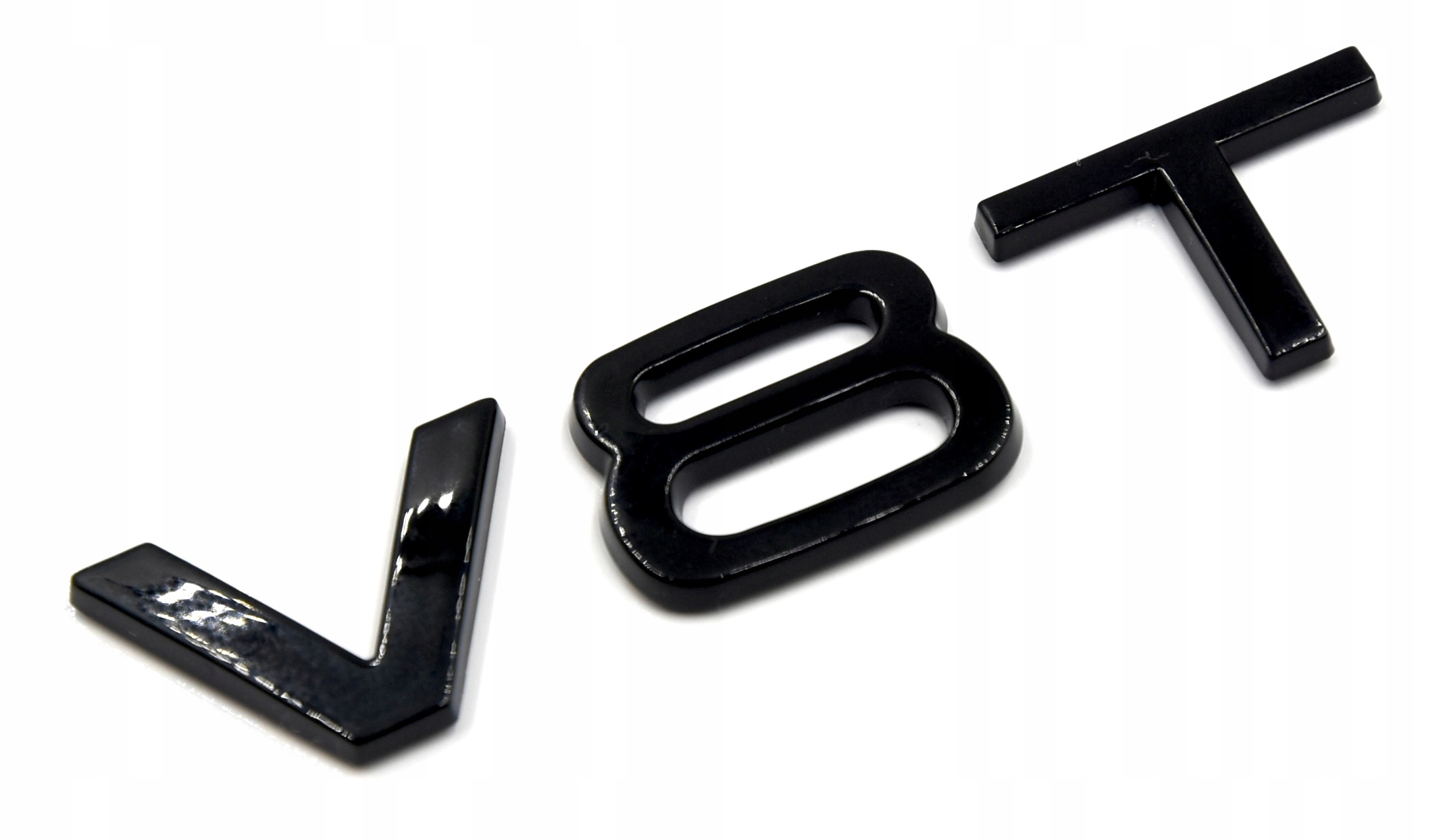 

Audi V8T V8 T emblemat znaczek napis logo czarny