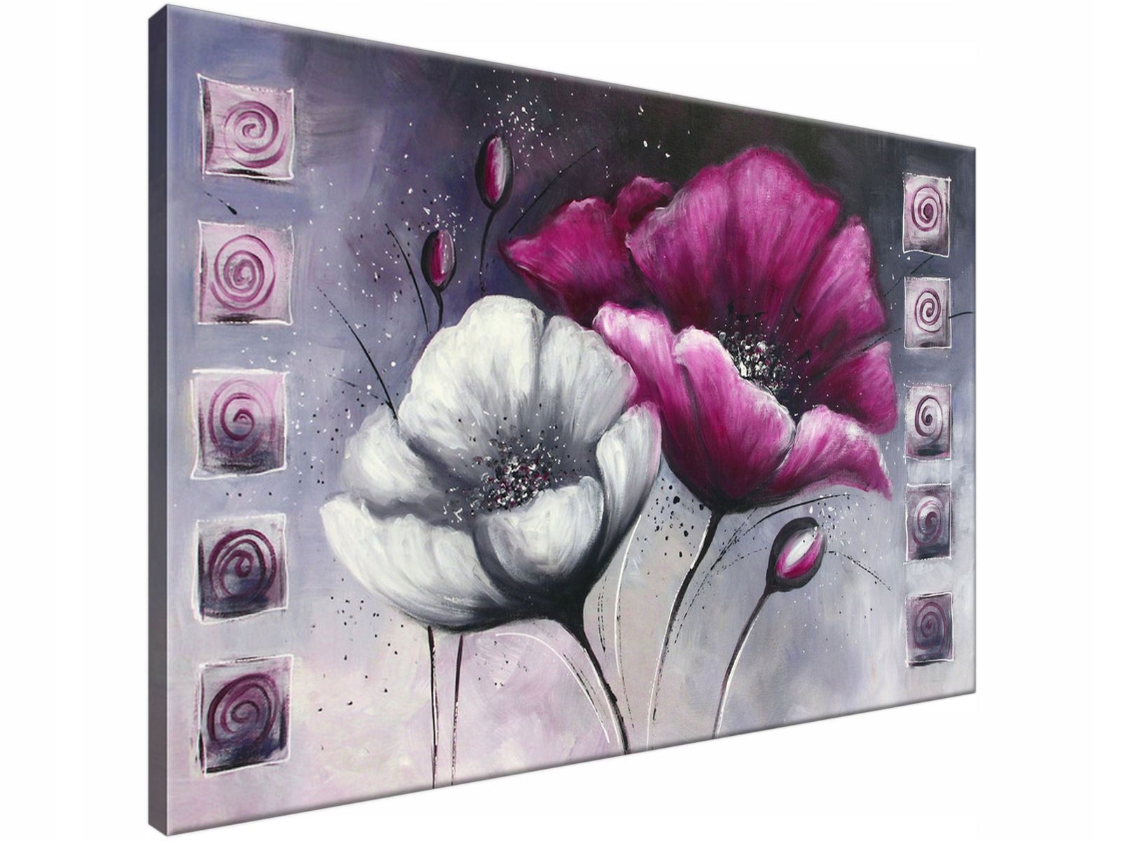 

Obraz drukowany Malowane maki 90x60 producent