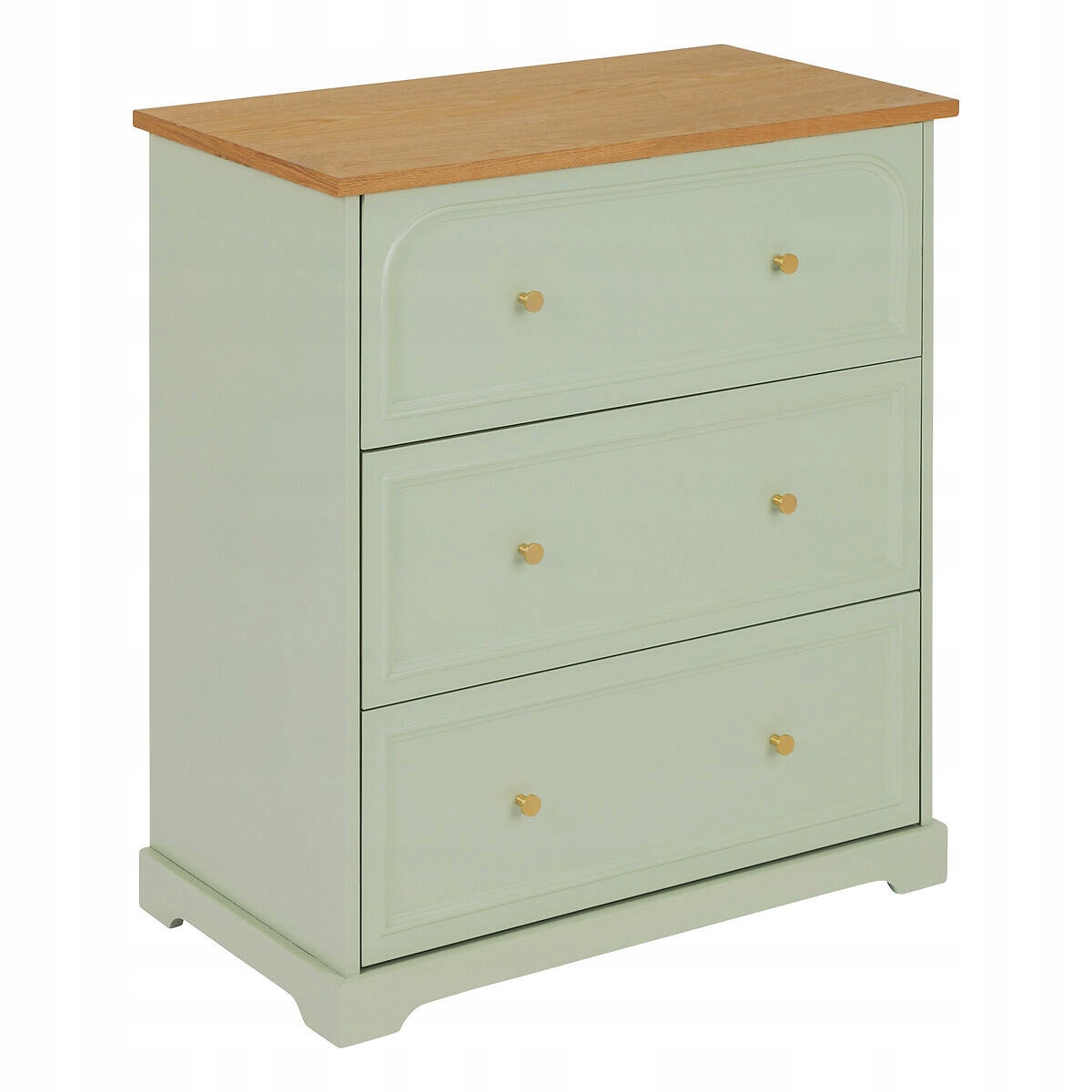 Komoda Mdf S 3 Zásuvkami Šalviová 72 X 39 X 81 CM