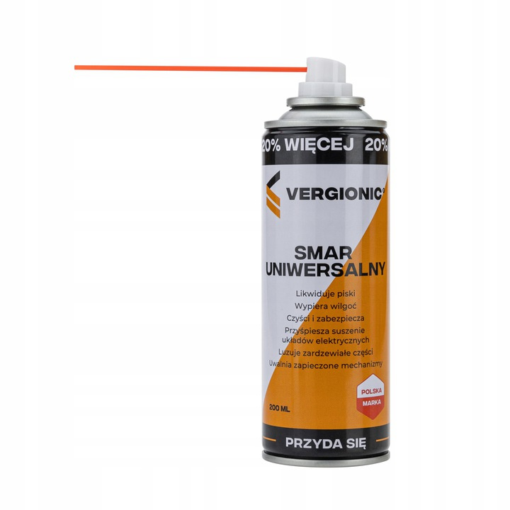 

Smar Uniwersalny Odrdzewiacz 200ml Vergionic