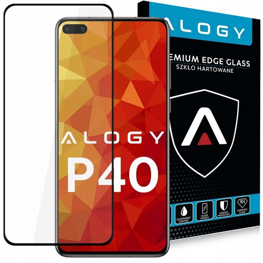 

Szkło Full Glue Do Etui 9H Alogy Do Huawei P40