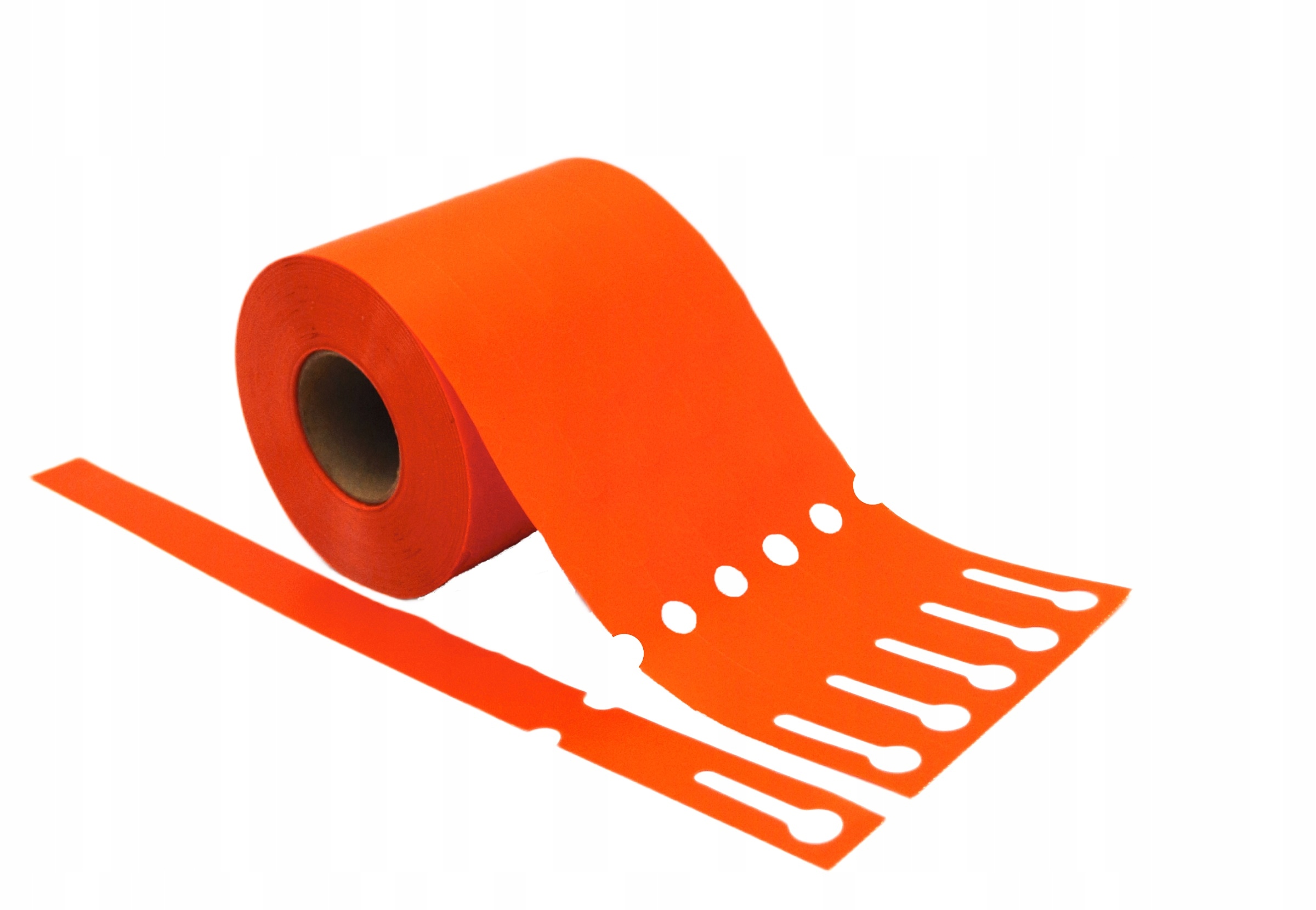 Smyčkové zahradnické/sadové etikety Oranžové 300x20 mm (20x300)(60-155