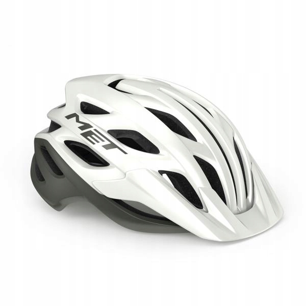 Kask Met Veleno L biały szary