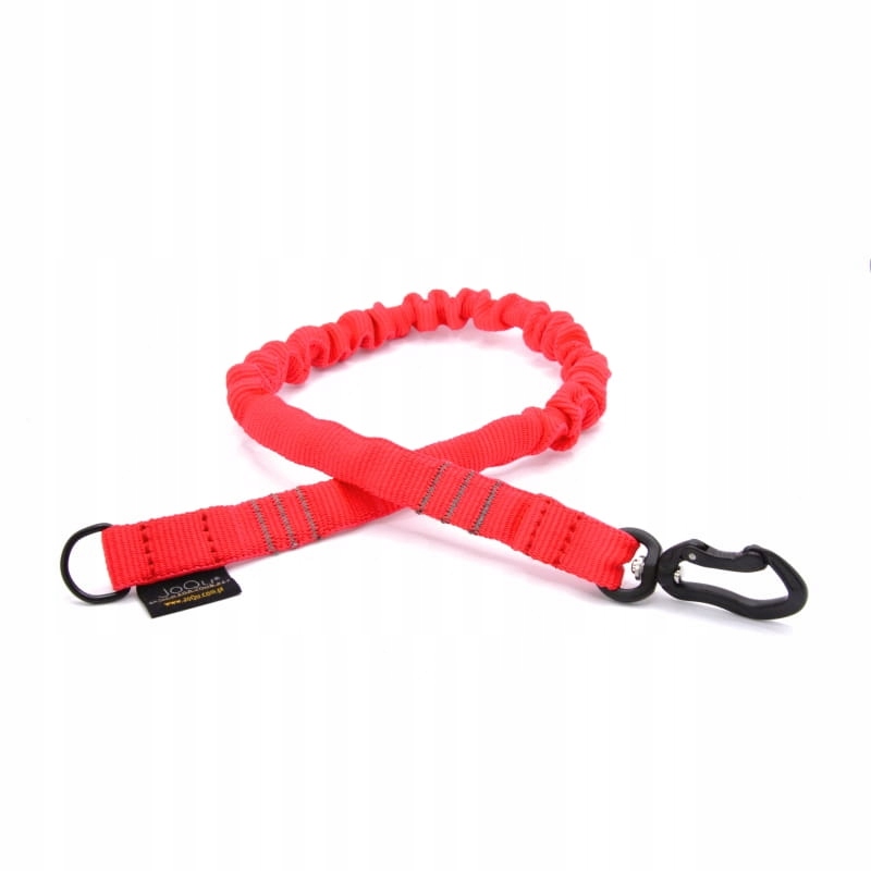 Levně Tlumič vodítek Joqu 64 cm Červený pro malé psy do 13 kg