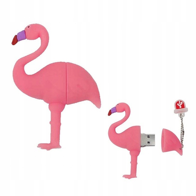 Pendrive Usb Gyors Flash Drive Ultra Memória Medál Ajándék Flamingó 16GB