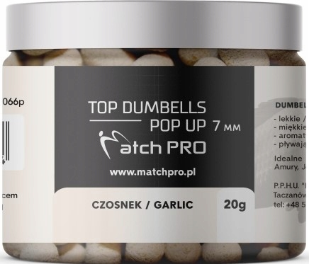 Dumbells Match Pro Top Pop Up Czosnek 7mm 20g