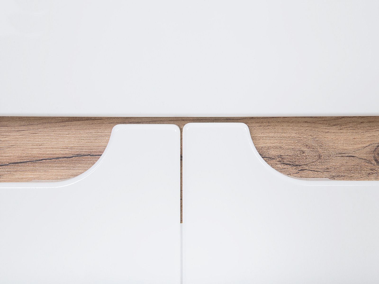 Szafka pod umywalkę 60 cm BALI WHITE 820 stojąca Drzwi pełne