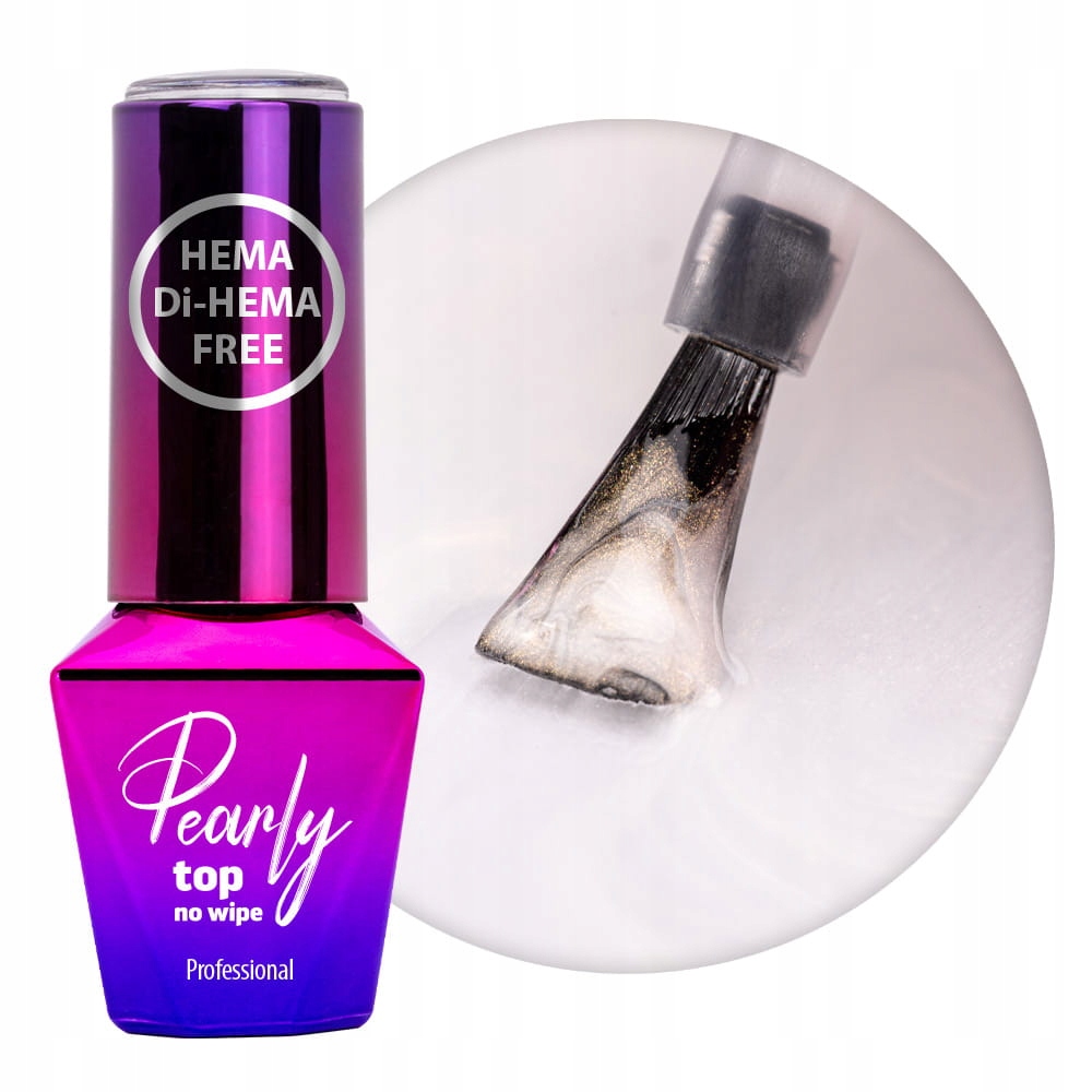 TOP HYBRYDOWY NO WIPE PERŁOWY EFEKT MARMUR 10 G MOLLY LAC