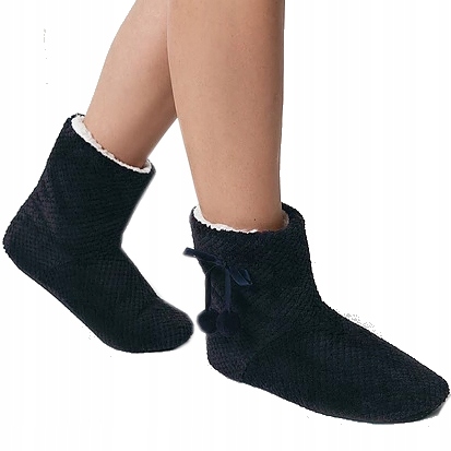 

Ciepłe Kapcie soft do kostek Aruelle Black 36-38