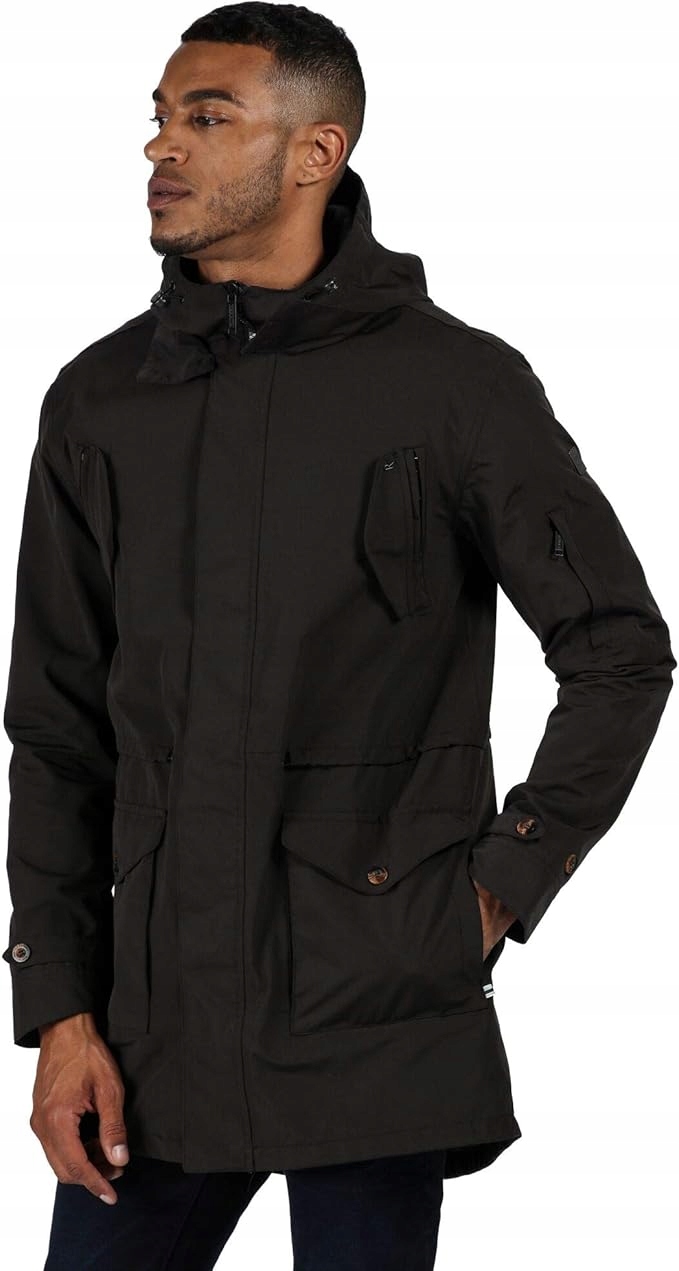 Kabát Regatta Pánská nepromokavá bunda Parka Makarius Roz,m