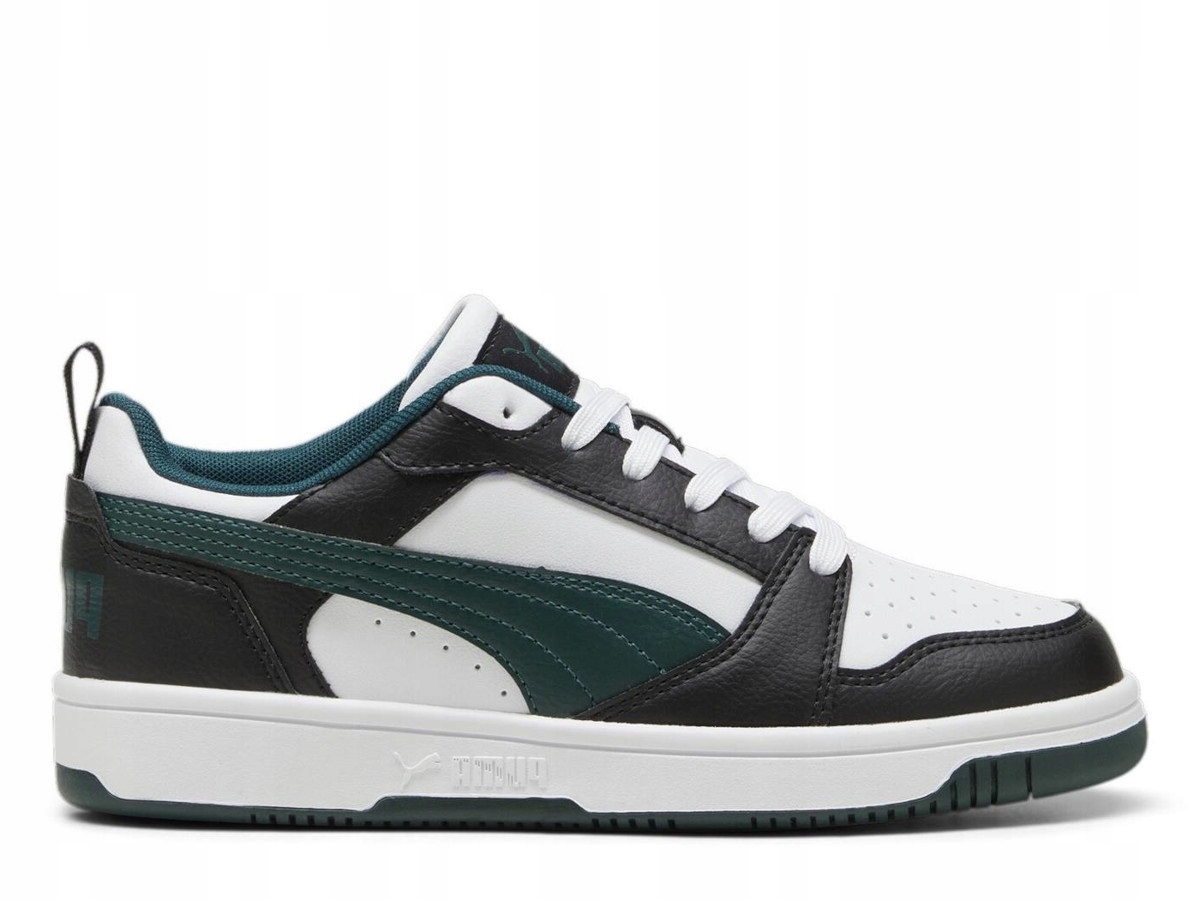 Buty Puma Rebound V6 Lo Jr Białe 37,5