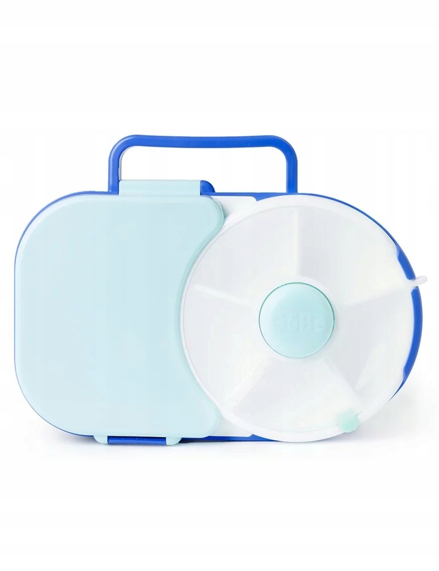 Śniadaniówka dla dzieci Lunchbox Snack Spinner 2w1 Gobe Blueberry Blue