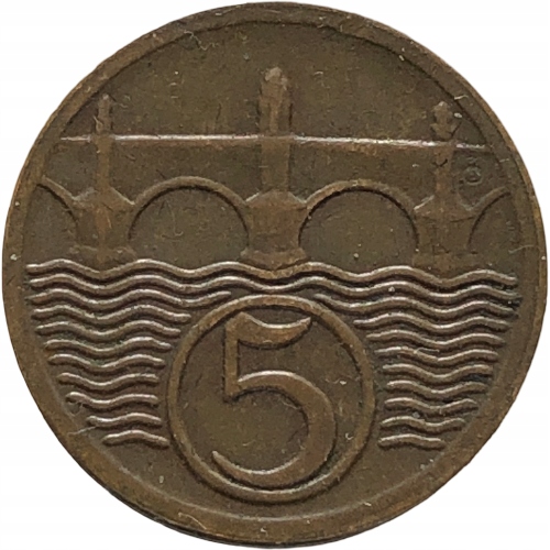 51685. Czechosłowacja, 5 halerzy, 1923r.