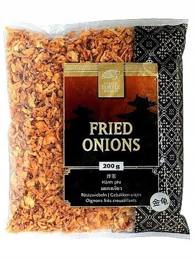 Levně 6 x Pražená smažená cibule 200 g Golden Turtle Brand