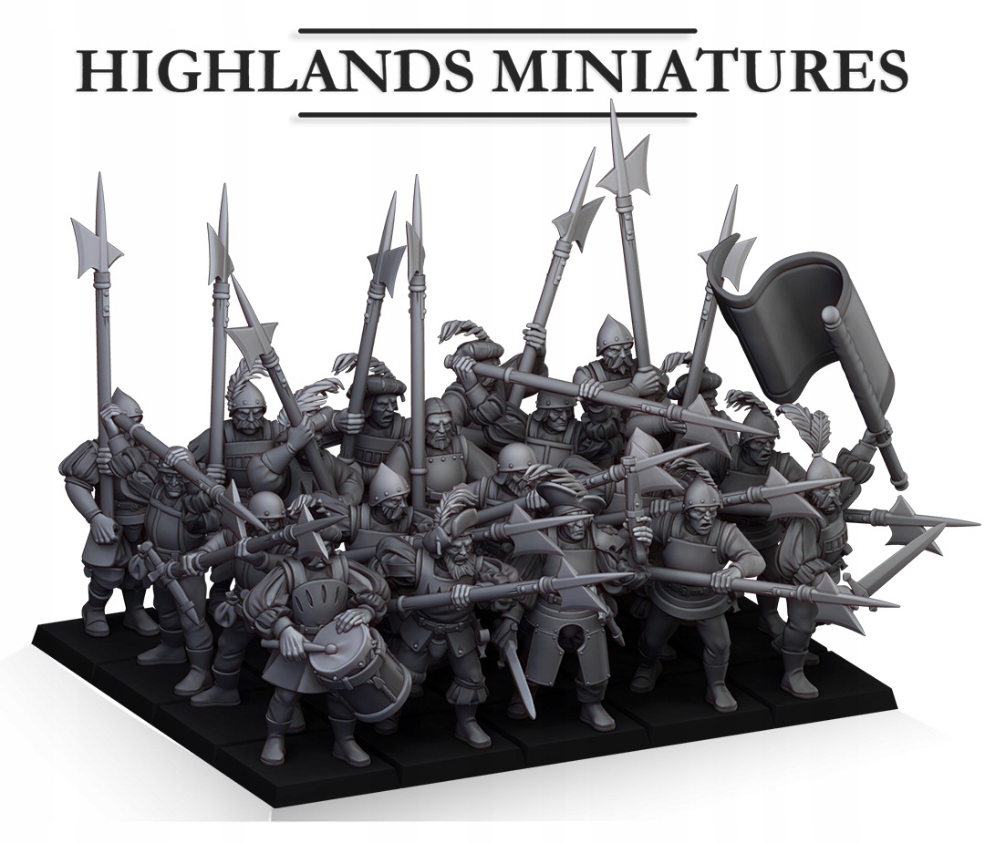 Sunland Troops with Halberds x20 - Minifaktura
