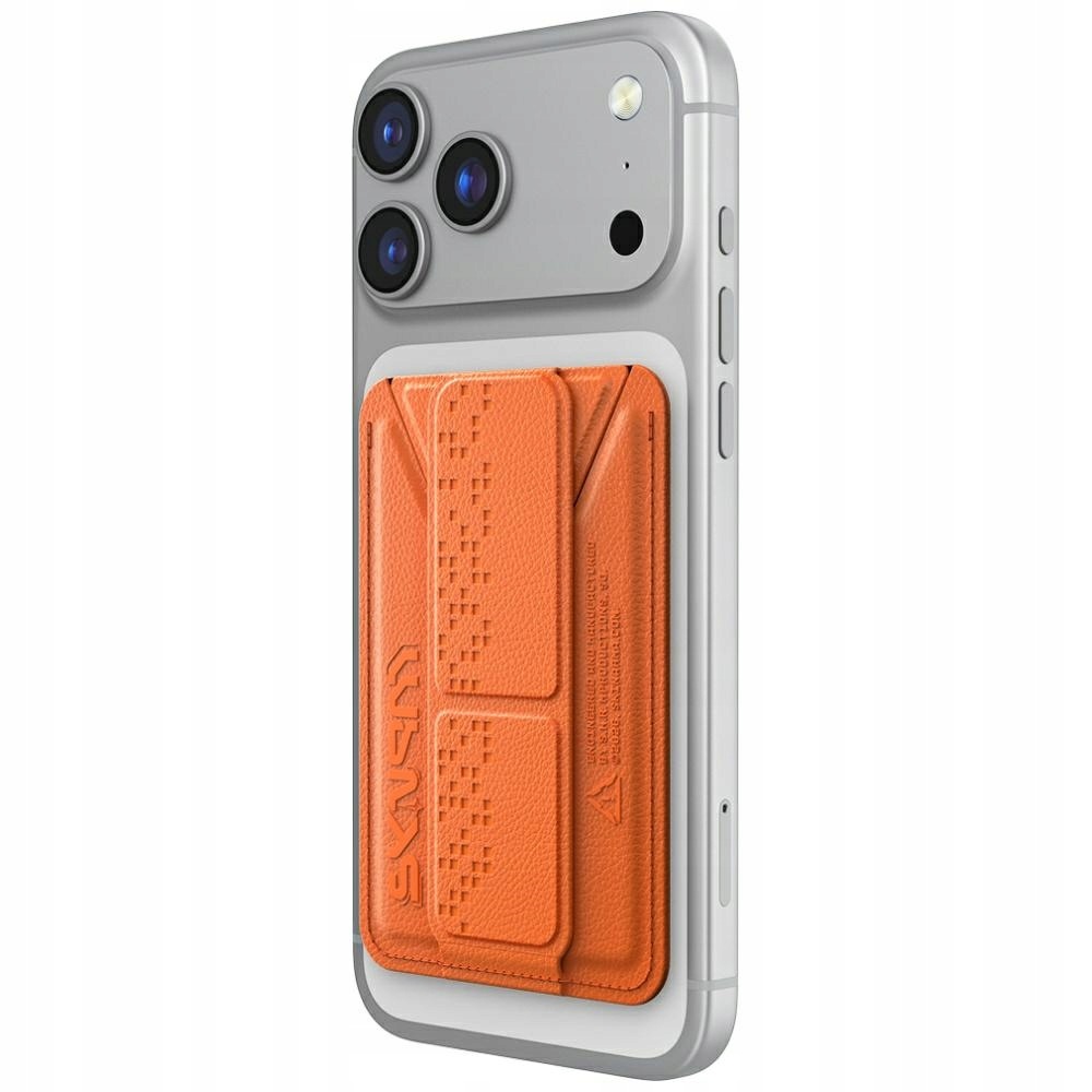 Peněženka Skinarma Kado Haxa Magnetic Cardholder Grip Stand oranžová