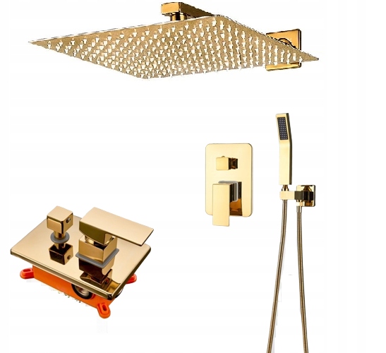 Zlatá sprchová batéria Gold Poler 40