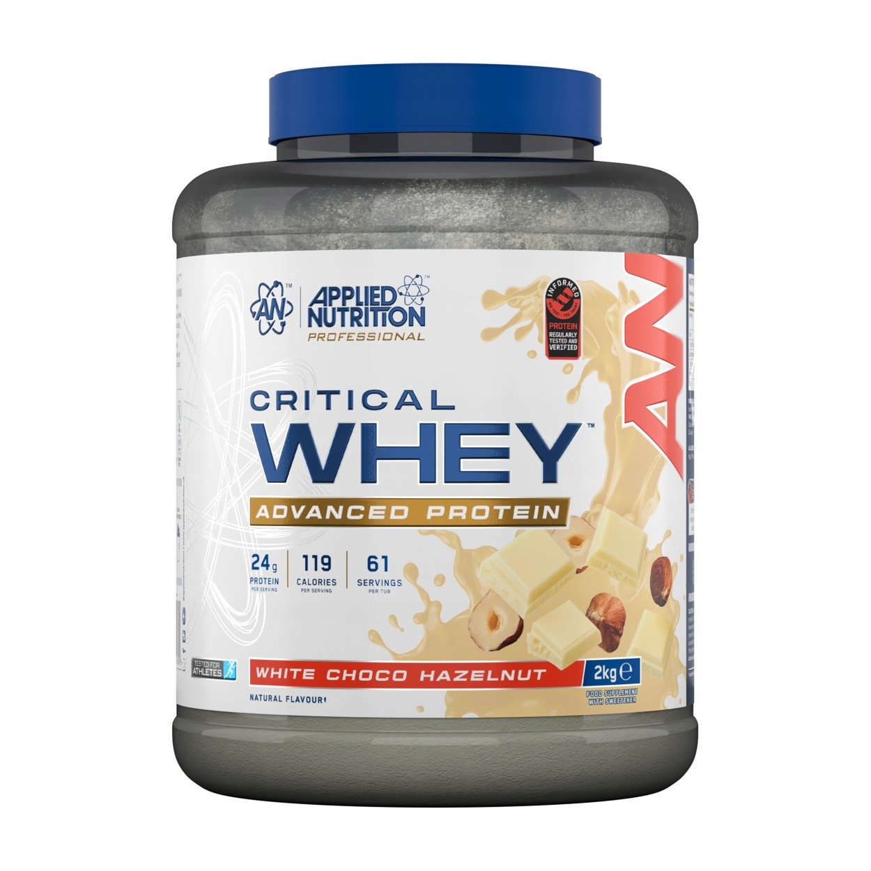 Doplněk Stravy stravy Applied Nutrition Critical Whey 2000 g s bílou čokoládou a lískovými oříšky