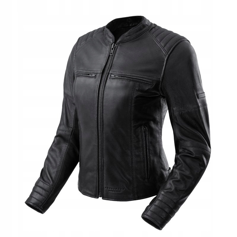 Kožená Bunda Rebelhorn Hunter II Lady Black D3XL