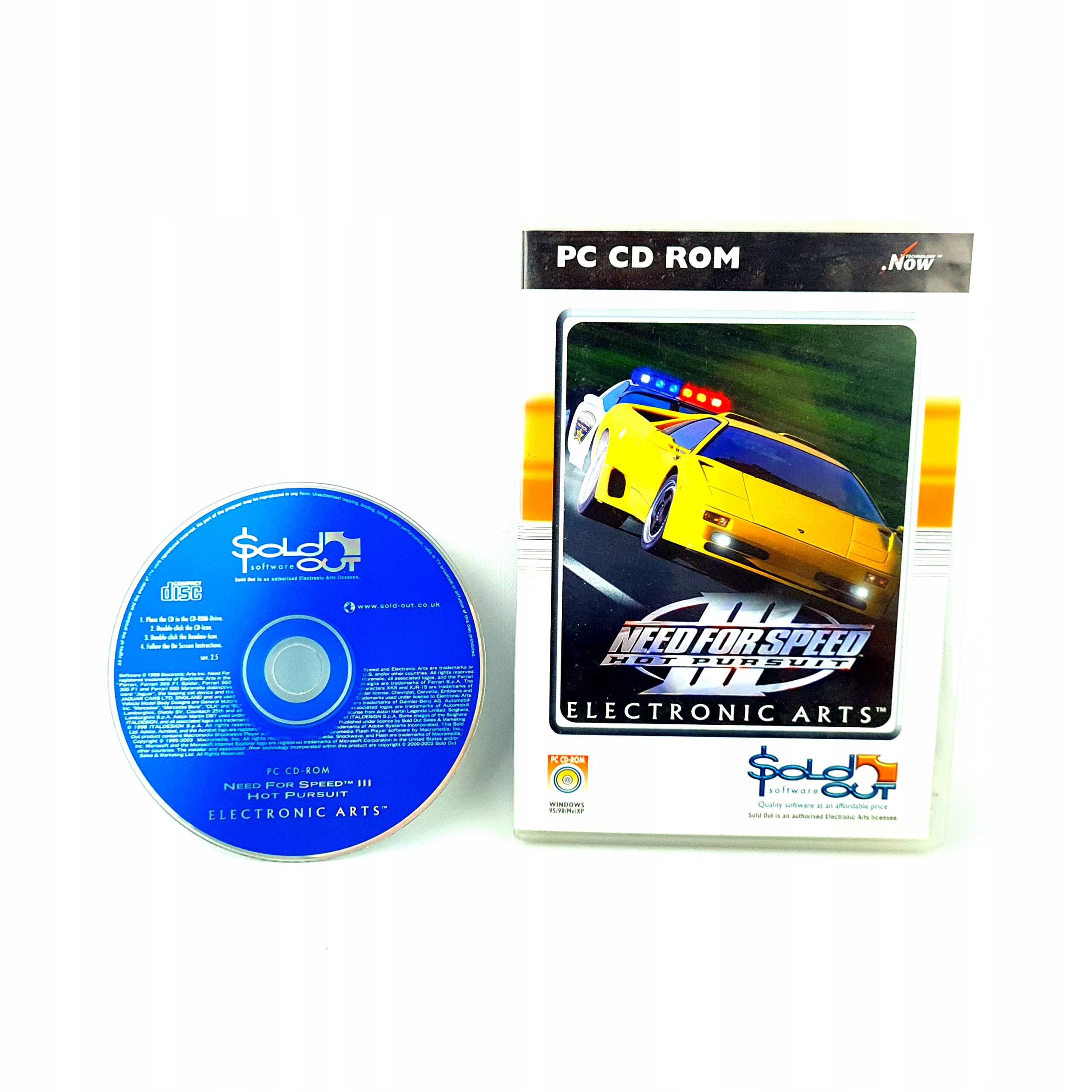 未開封　PCゲーム　ニードフォースピード Ⅲ  Need For Speed 3 Need for Speed III: Hot Pursuit PC - Stan: Używany 297.00PLN
