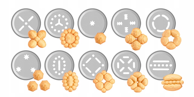 TESCOMA PRASKA DEKORATOR SZPRYCA CIASTEK CIASTA Długość 28.5 cm
