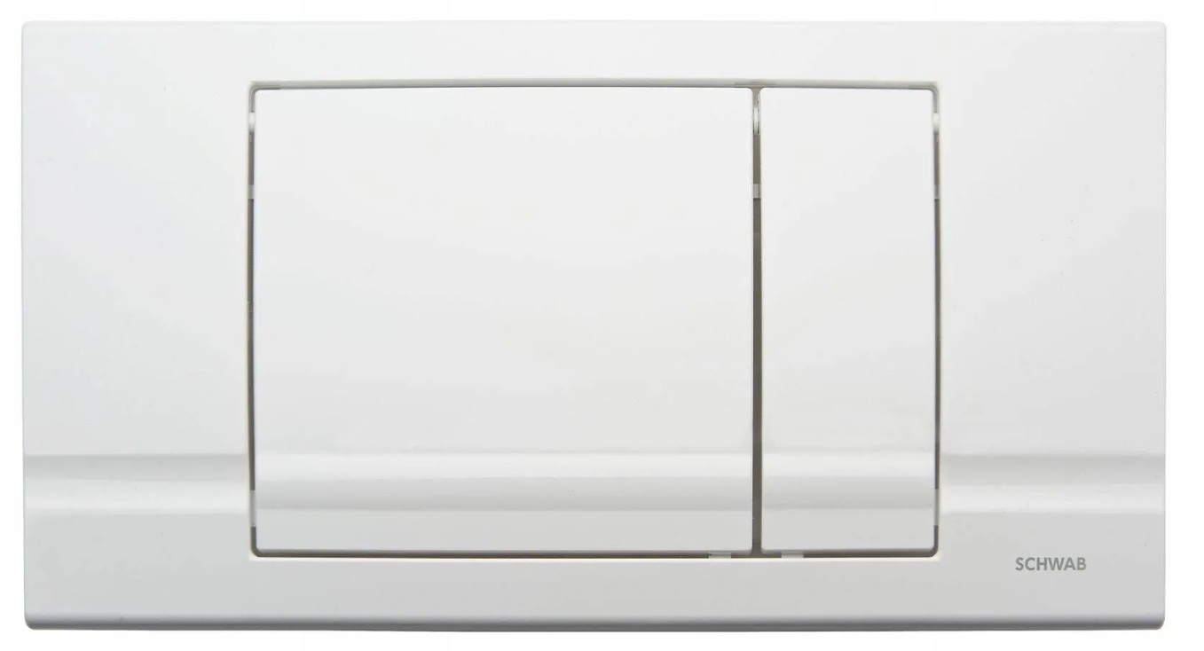 Splachovacie Tlačidlo Riva Duo, biele pre rošt 182 227179