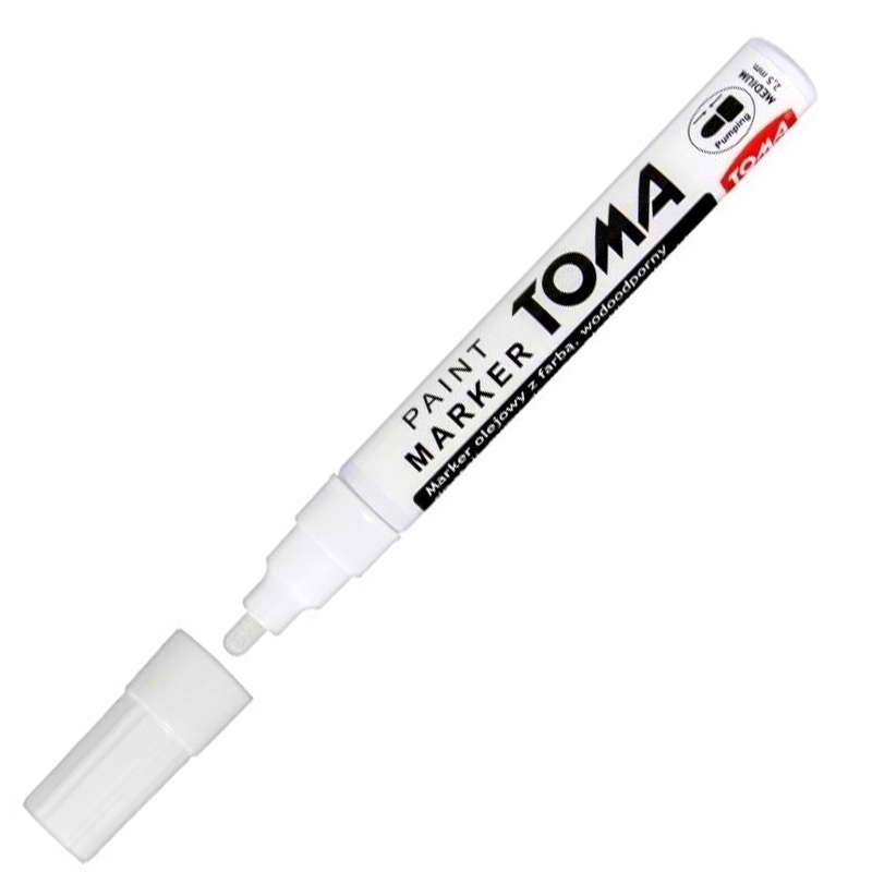 

Marker Olejowy Olejny Toma TO-440 Biały