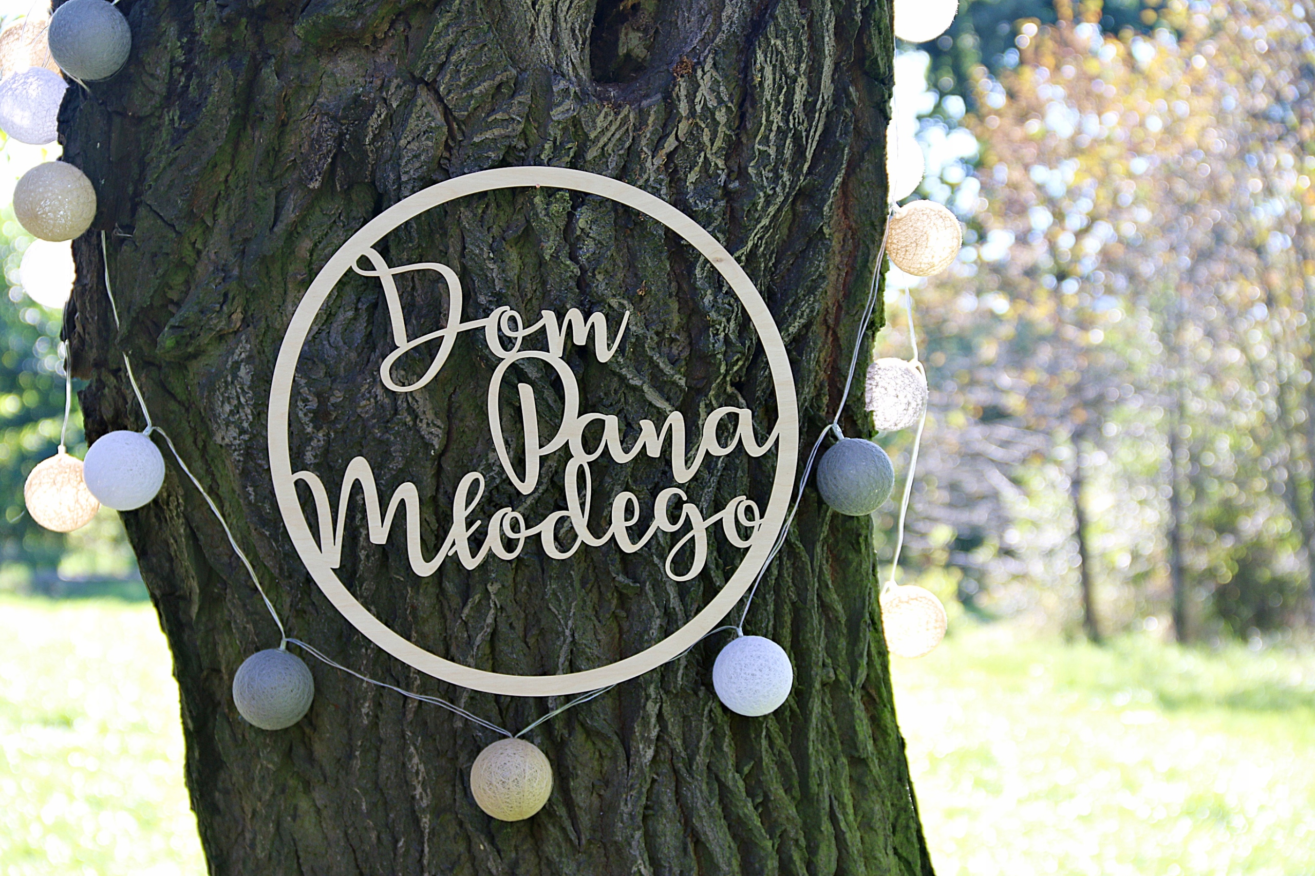 Tablica koło Dom Panny Młodej Pana Młodego komplet Marka inna