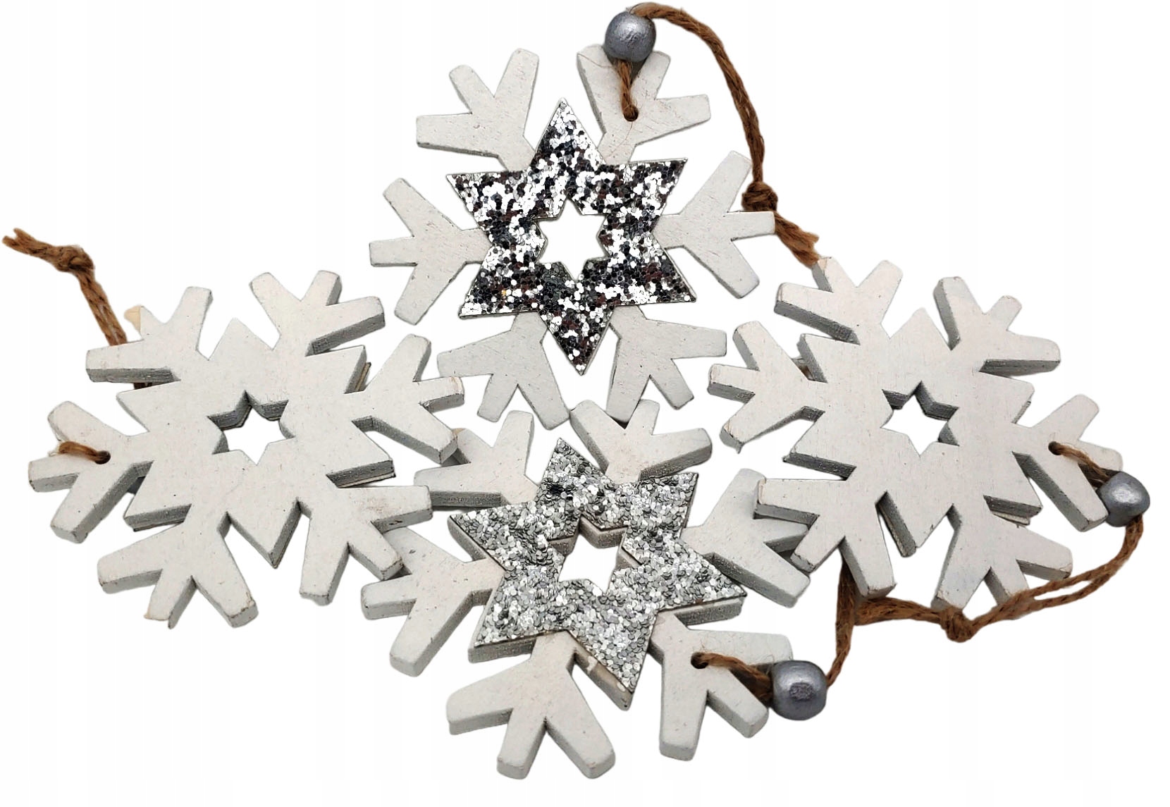 

Ozdoba Choinkowa Śnieżynka Drewno 7cm