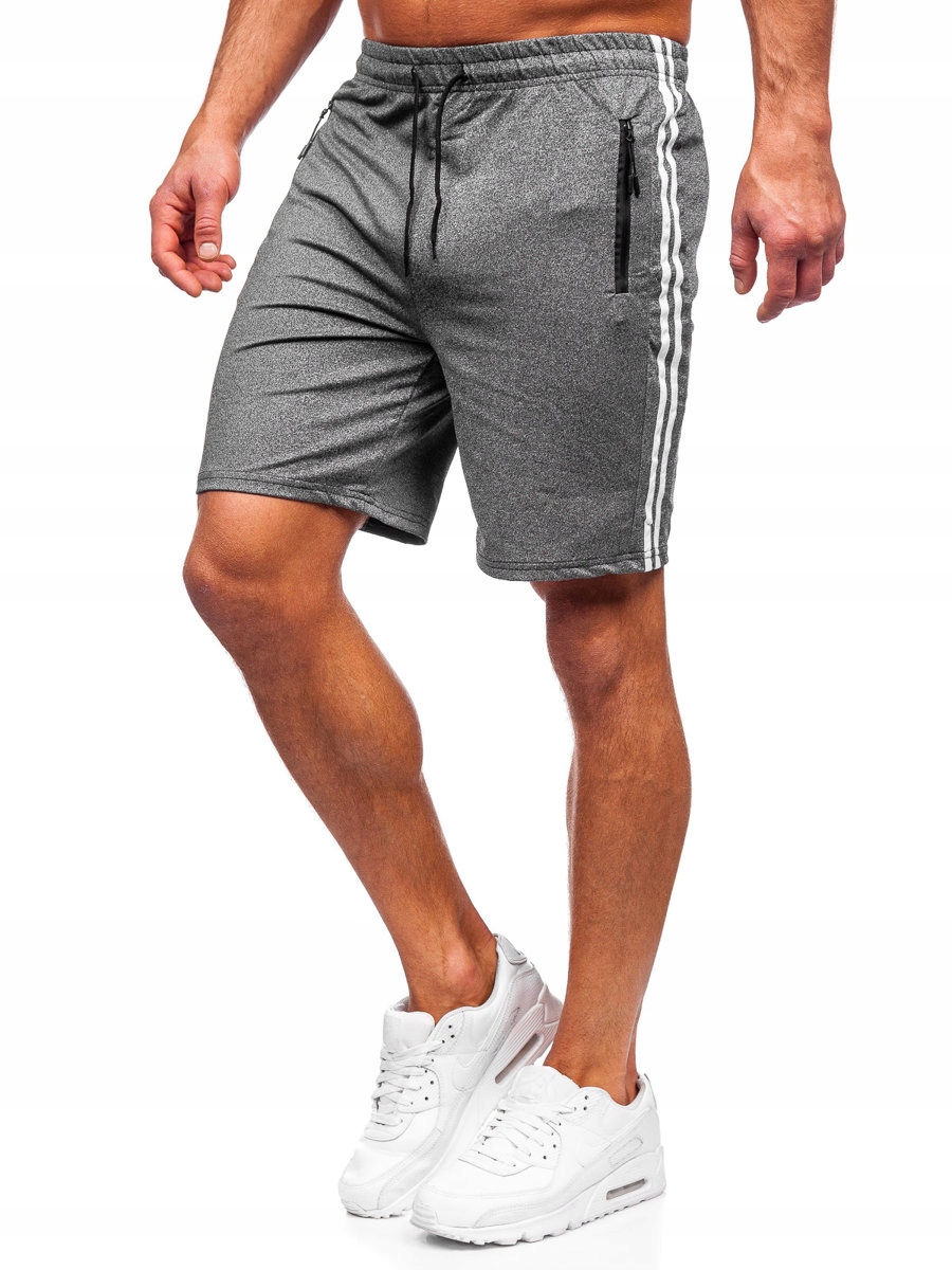 

Spodenki Dresowe Męskie Grafitowe 68024 DENLEY_2XL