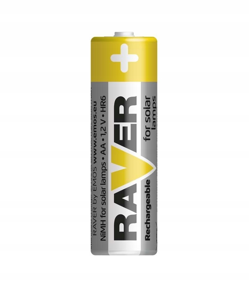 2x акумулятор RAVER R6 AA 600mAh NiMH 1,2V для сонячних пристроїв