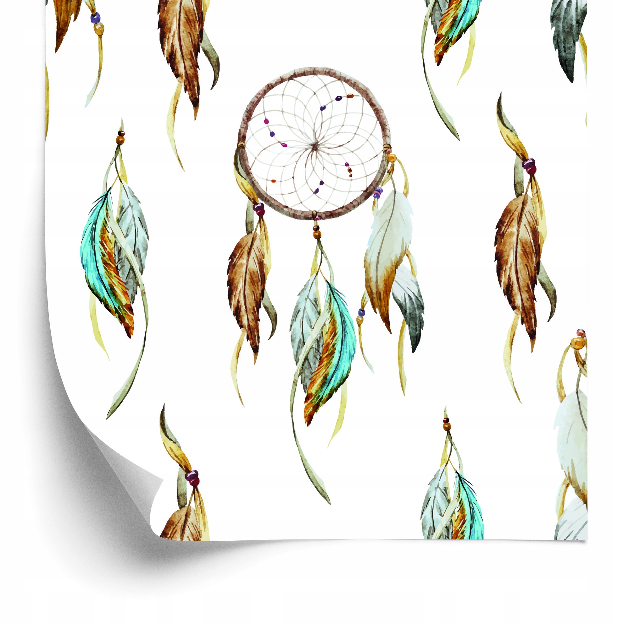 Tapeta Lapač snov v štýle Boho 50x1000 cm