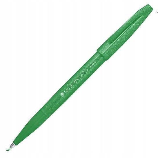 

Pisak marker Brush Pentel Sign Pen SES15 Zielony