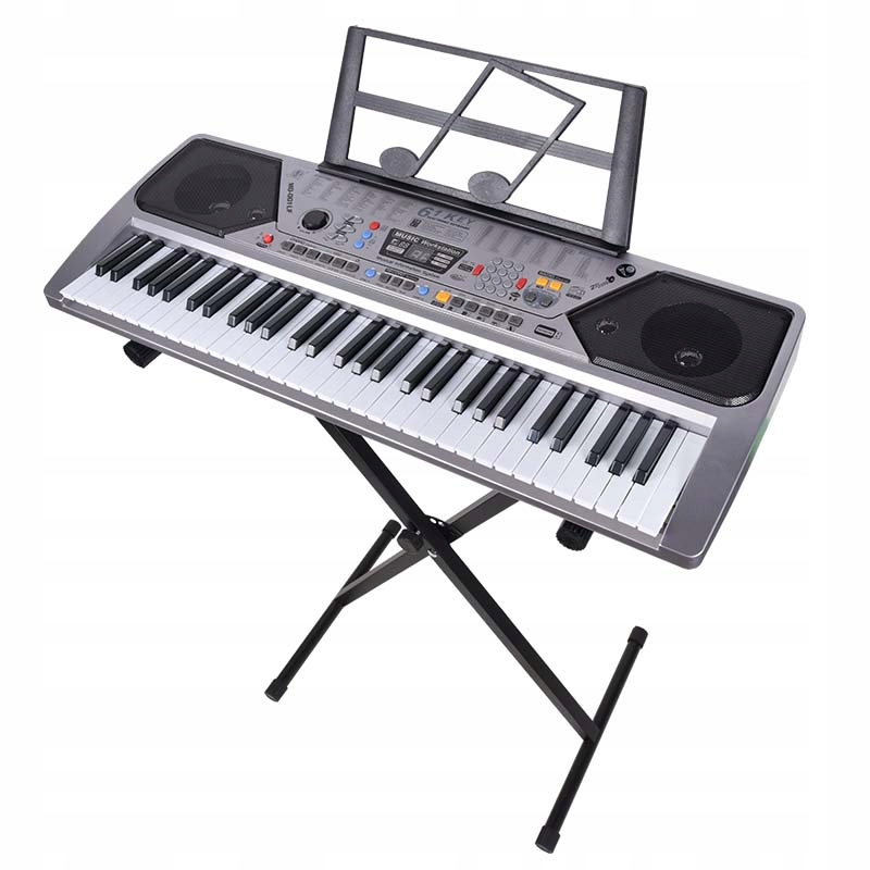 ZESTAW KEYBOARD ORGANY PIANINO DO NAUKI DLA DZIECI USB MP3 MIKROFON+ STATYW EAN (GTIN) 5908249802001