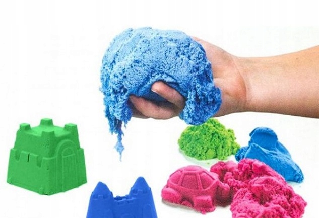 PIASEK KINETYCZNY 1 KG ŻÓŁTY PIASKOLINA SUPER PLASTYCZNY Marka Gordon