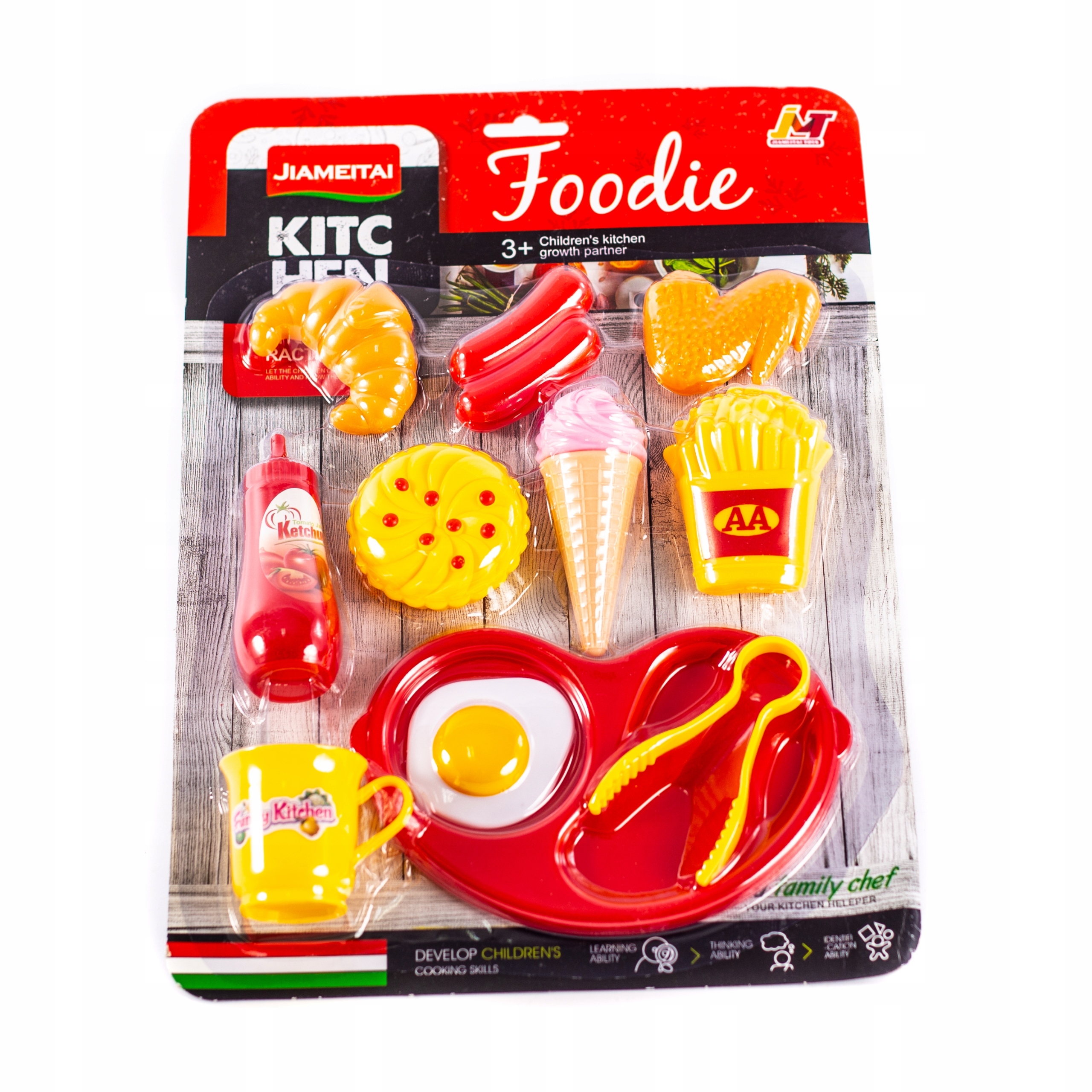 

Sztuczne Jedzenie Plastikowy Zestaw Kuchenny