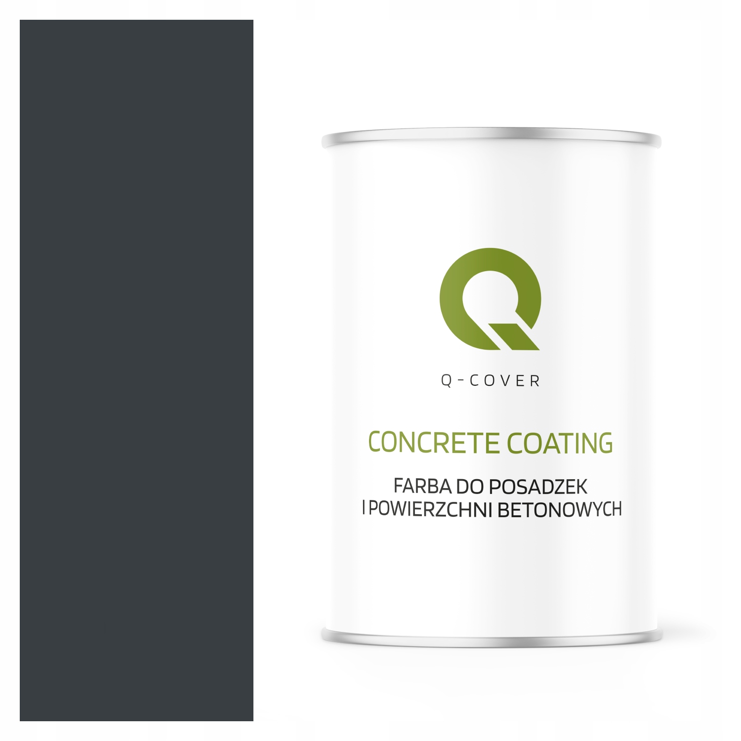 Farba Do Posadzek Betonowych Ochronna Odporna Betonu Antracyt Ral 7016 0,9L