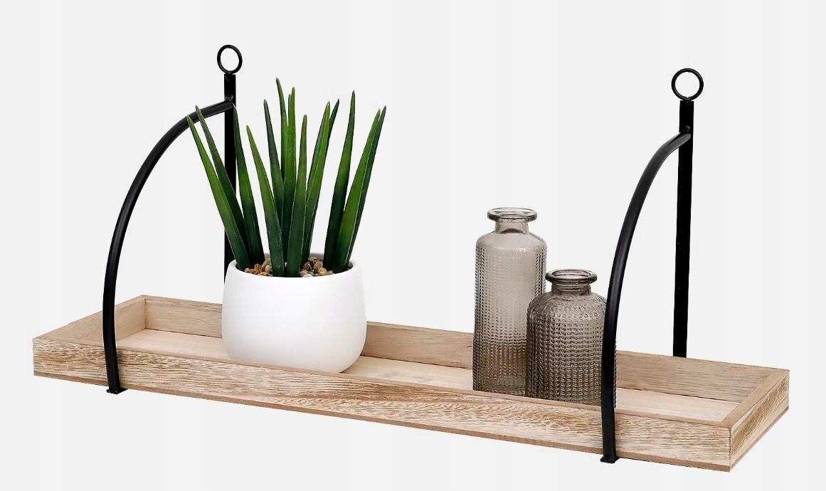 

Półka Drewniana Ścienna Wisząca Półeczka Loft