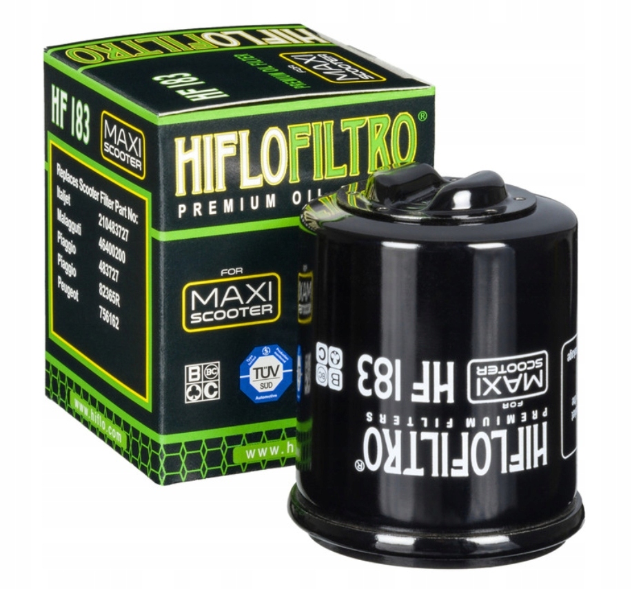 Filtr oleju HF183 PIAGGIO X7 X8 X9 X10 ZIP 125 MP3