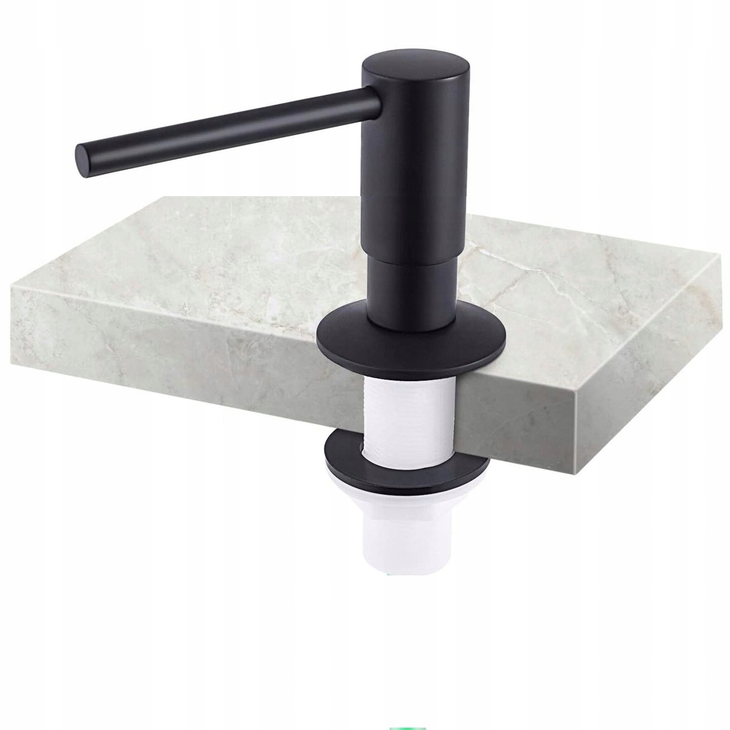 Dozownik na płyn do mycia naczyń czarny mat - Premium Linia Black