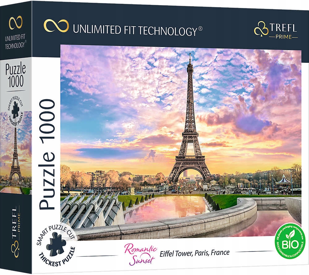 

Puzzle 1000 Elem. Wieża Eiffla Paryż Francja Uft
