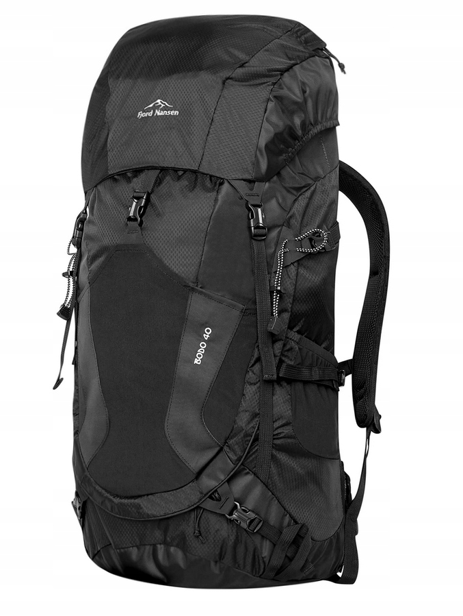 Batoh Fjord Nansen Bodo 40L+10L Black