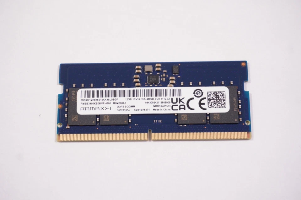 Pamięć Ram DDR5 Ramaxel RMSB3400KB06IVF-4800 12 Gb