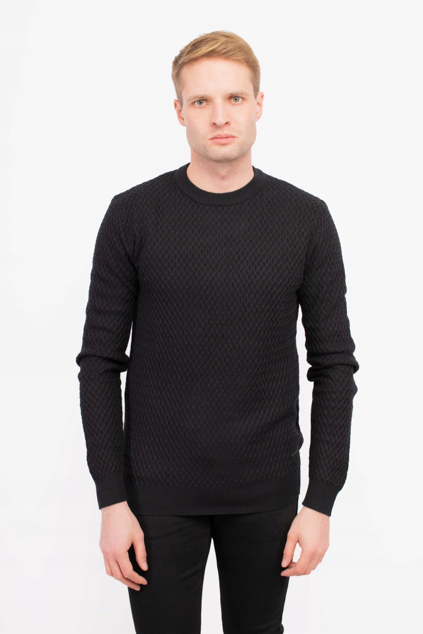 Pánský svetr Guess M4YR05 Z3FB1 černý XXL